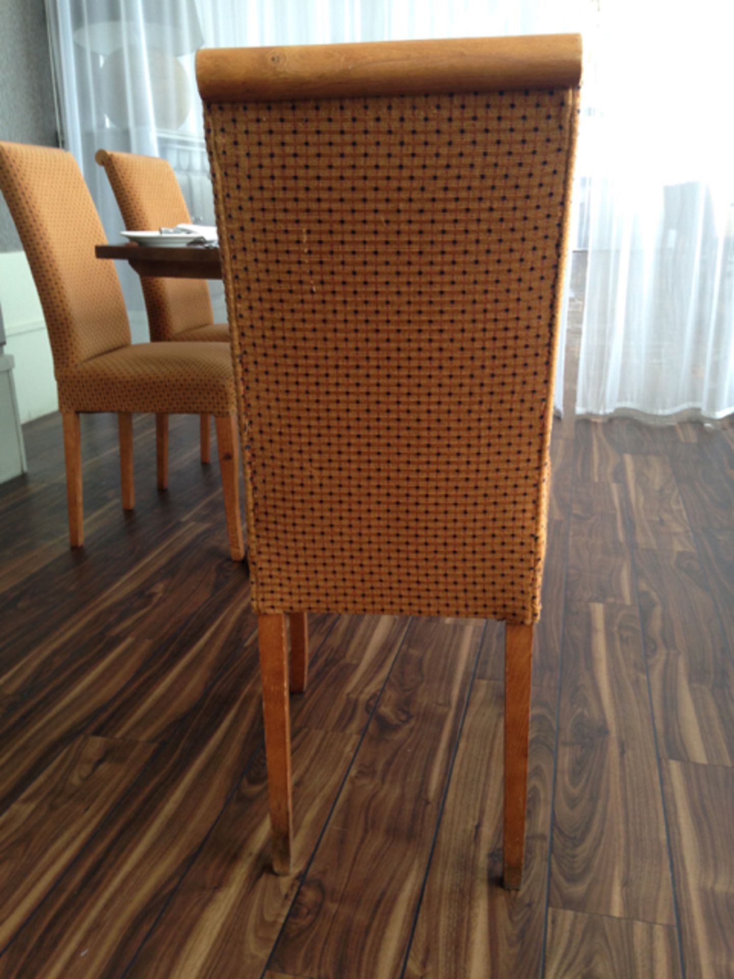 50 x Wooden frame high back dining chairs. - Image 3 of 3