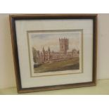 A Limited Edition (155 of 850) Print of St. David's Cathedral by Glyn Martin. Signed By The