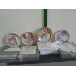 A Collection of Boxed Superb/Mint Condition Wedgwood Plates with Certificates . Delivery Available.