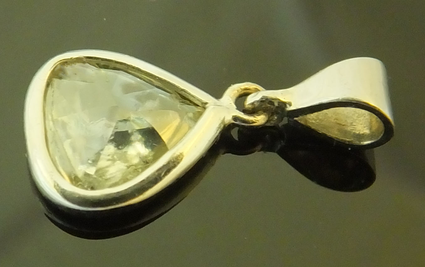 A rare 0.6 carat rose cut diamond pendant