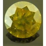 A yellow 1.55 carat Diamond