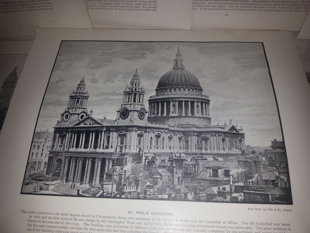 A Total of 23 Victorian Prints of Various Landmarks / Places Throughout England & Wales. High Re- - Image 2 of 3