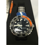 Brand New - Doxa Sub 4000T Sharkhunter Sapphire Bezel Men's - RRP £ 3490