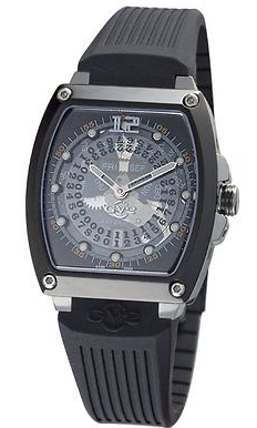 Brand New - Gevril - GV2 Mens Watch 8500 Skeleton with Black Sapphire - Retail Price: $5395.00