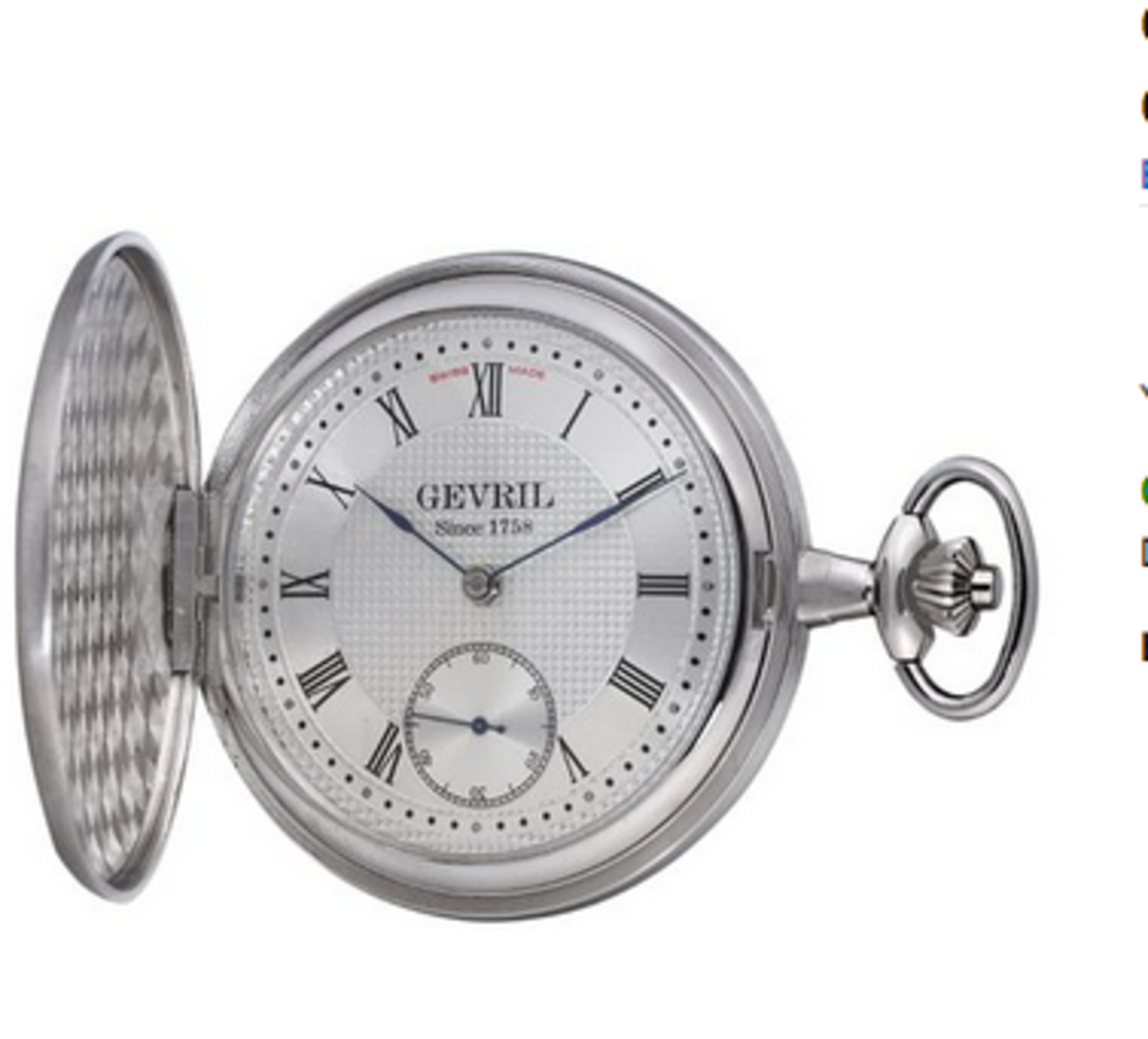 Gevril "1758 Collection" Mens Silver analogue Watch