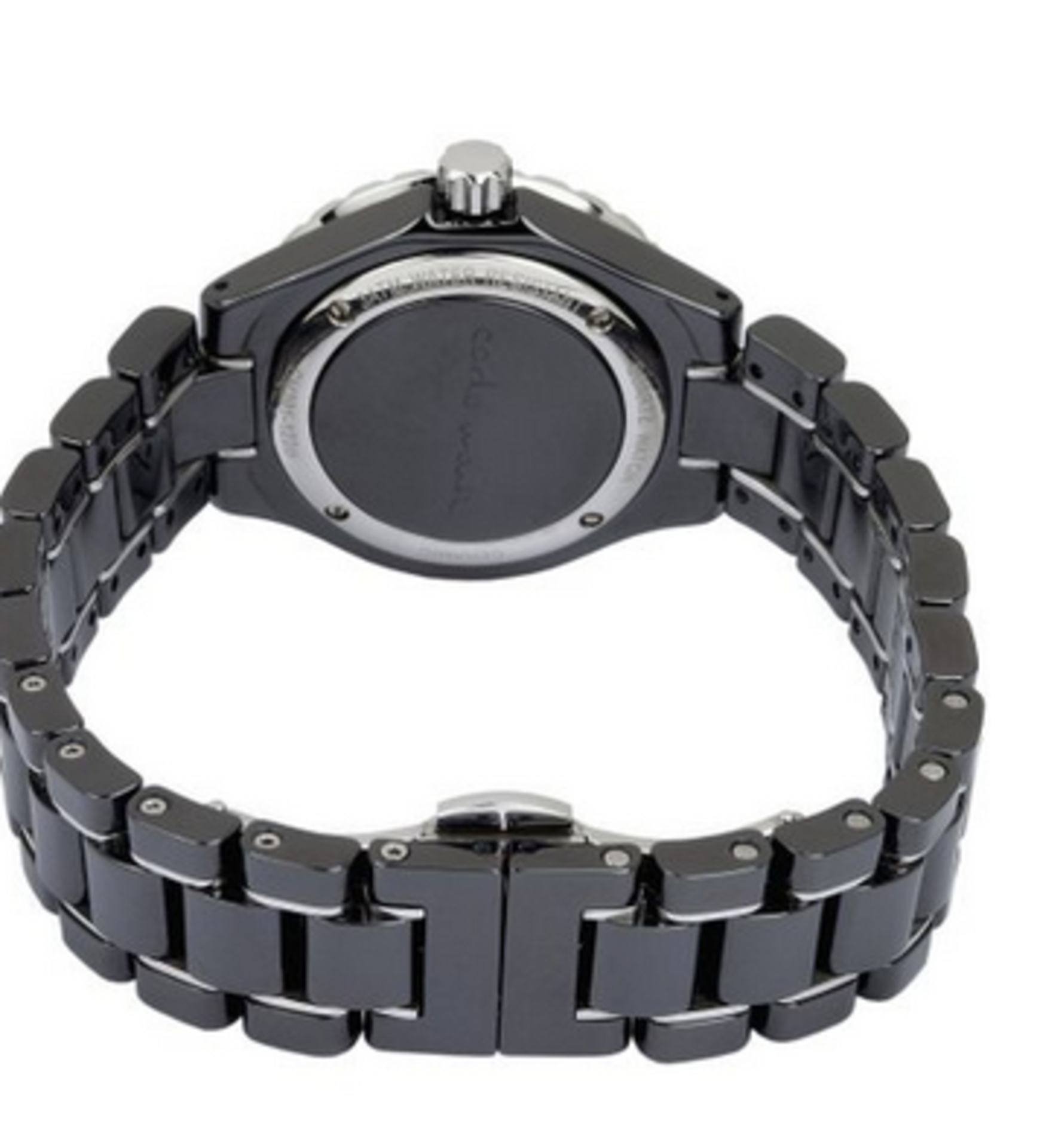 Carlo Monti Ladies Watch, Mother Of Pearl Dial, Black Ceramic Bracelet RRP £280 - Image 3 of 3