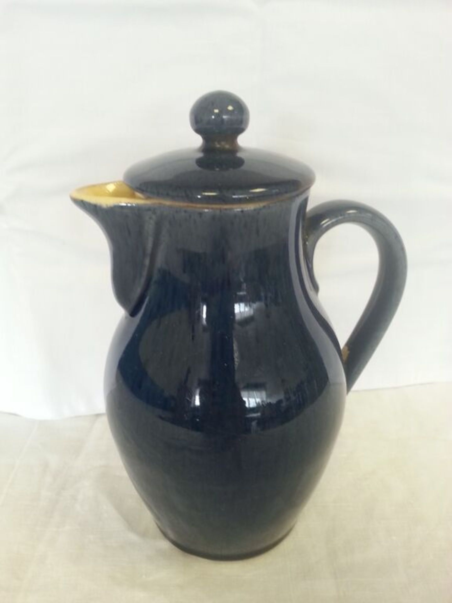 A Denby Stoneware Coffee Pot. Delivery Available. - No Reserve