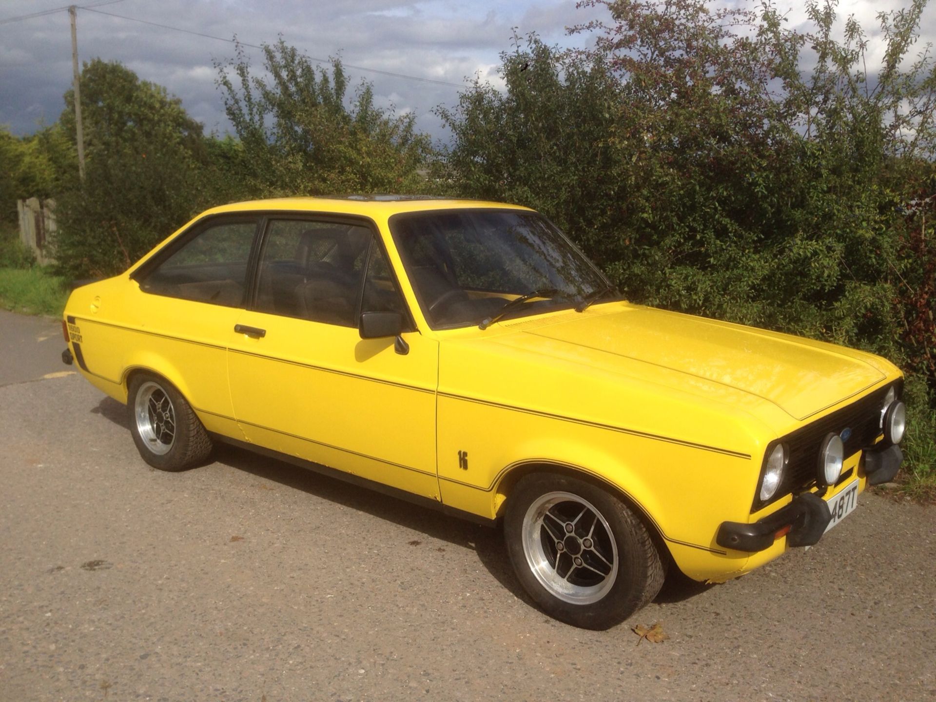 1979/T Ford Escort mk2 1600 Sport - in Signal yellow -  UK car  (545 miles) since rebuild - Image 6 of 54