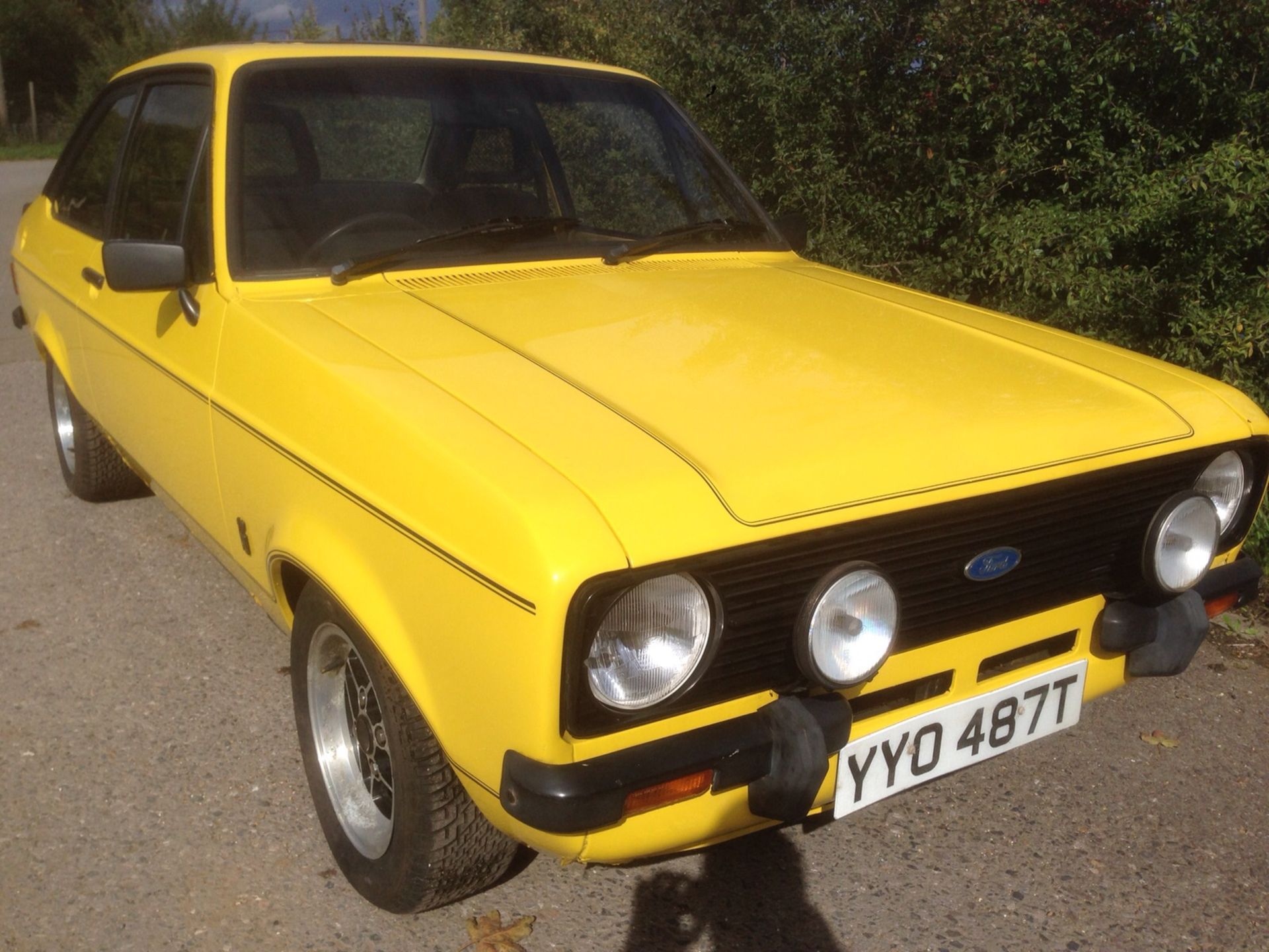 1979/T Ford Escort mk2 1600 Sport - in Signal yellow -  UK car  (545 miles) since rebuild - Image 8 of 54