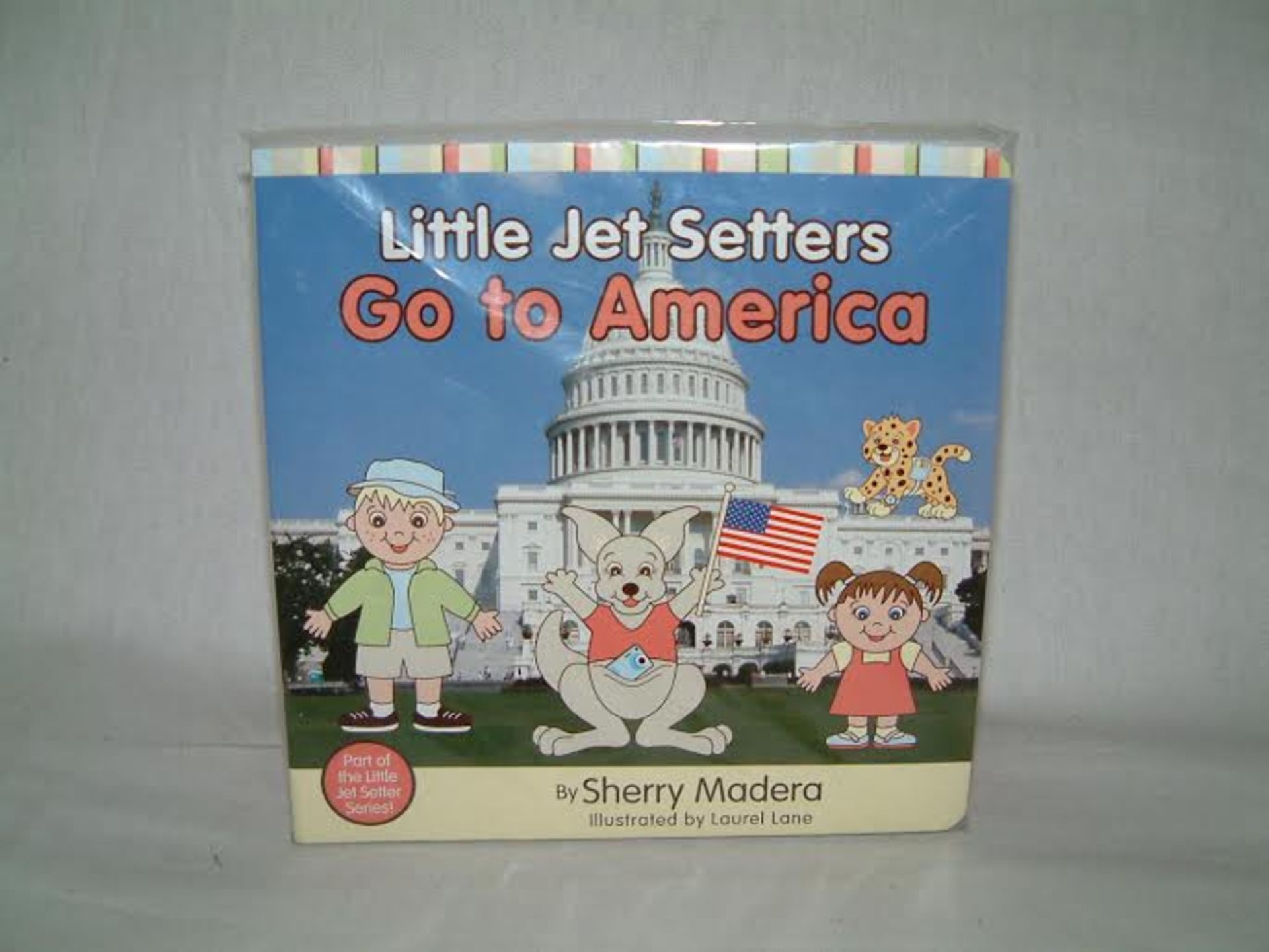 100x Little Jet Setters "Go to America" Book. RRP £4.99.