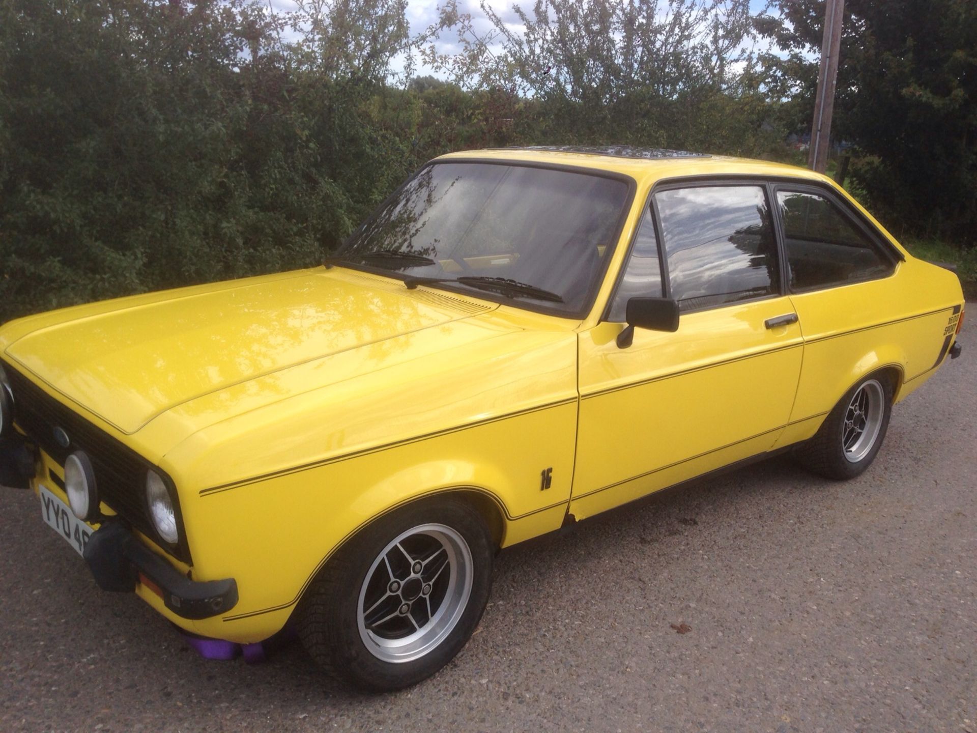 1979/T Ford Escort mk2 1600 Sport - in Signal yellow -  UK car  (545 miles) since rebuild - Image 2 of 54
