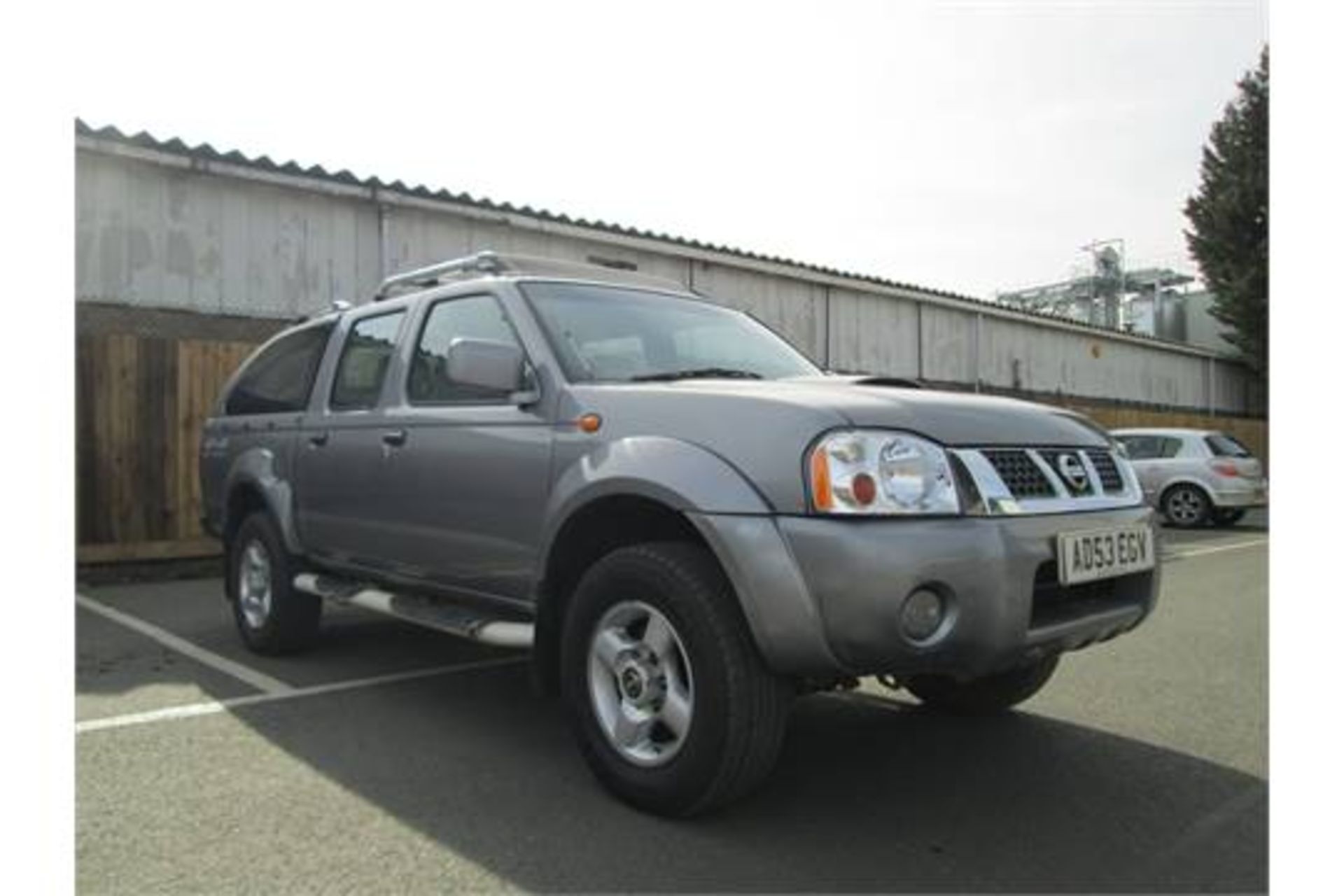 2003 NISSAN NAVARA HARDBODY DOUBLE CAB PICK-UP MANUAL HALF LEATHER SEATS, DIESEL, CANOPY 2995 cc