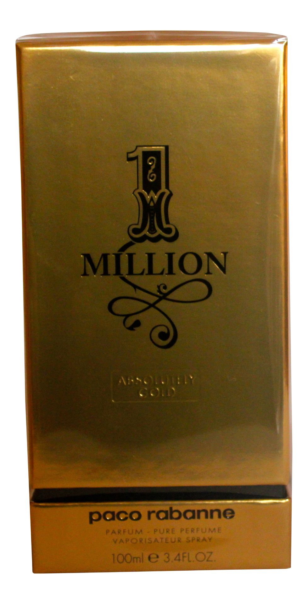 Paco Rabanne 1 Million Absolutely Gold 100ml Pure Perfume Spray for Men x 1 Unit - Image 4 of 4