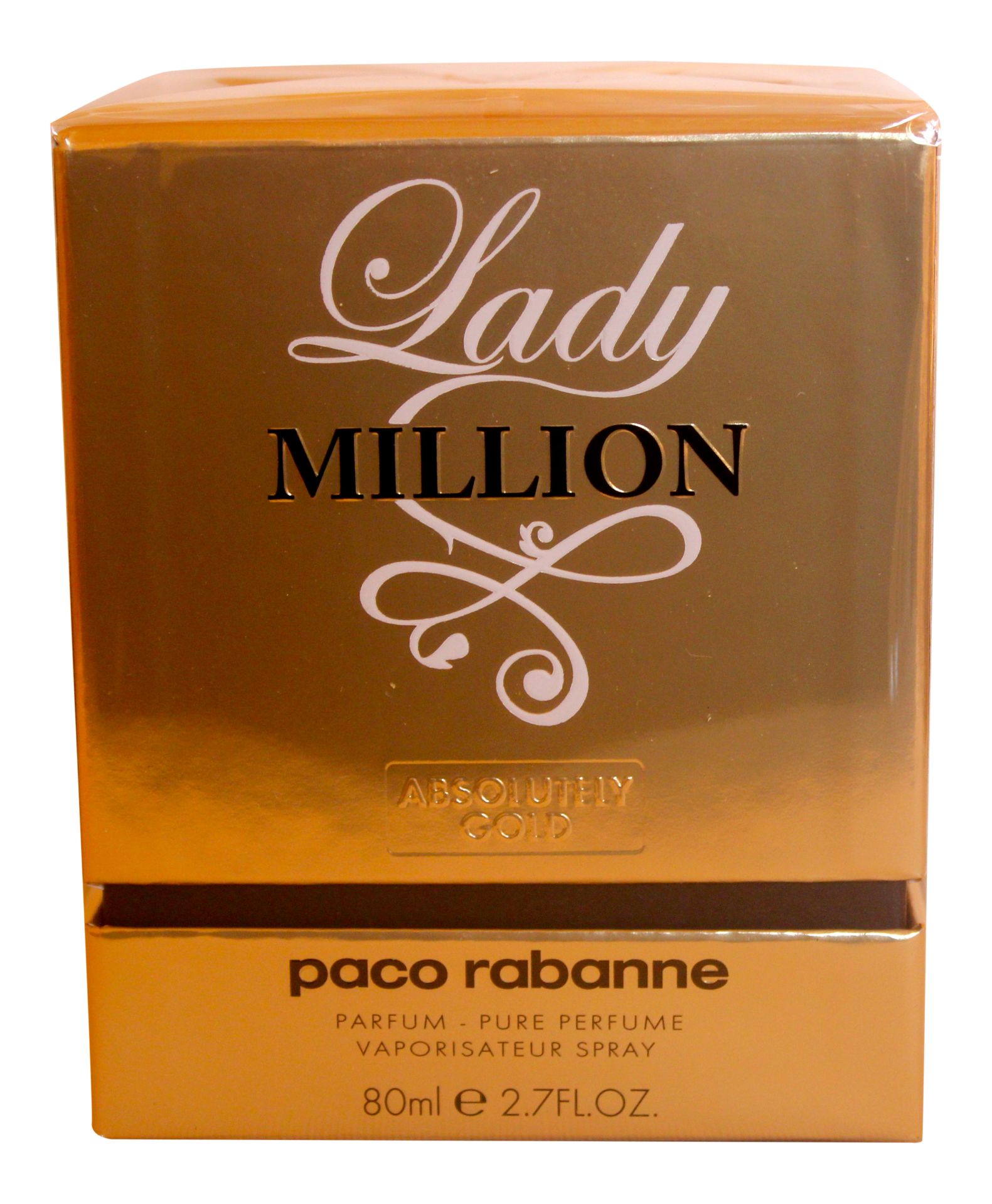Paco Rabanne Lady Million Absolutely Gold 80ml Pure Perfume Spray for Women x 1 Unit - Image 3 of 3