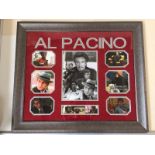 Al Pacino Signed montage photo. Frame size (inches): 32x38