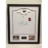 Martin Johnson framed shirt. Frame size (inches): 32x38