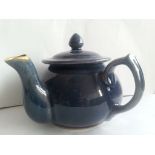 Quirky Unusual Denby Stoneware Vintage Tea Pot with Side Spout. In mint condition.Can be wrapped