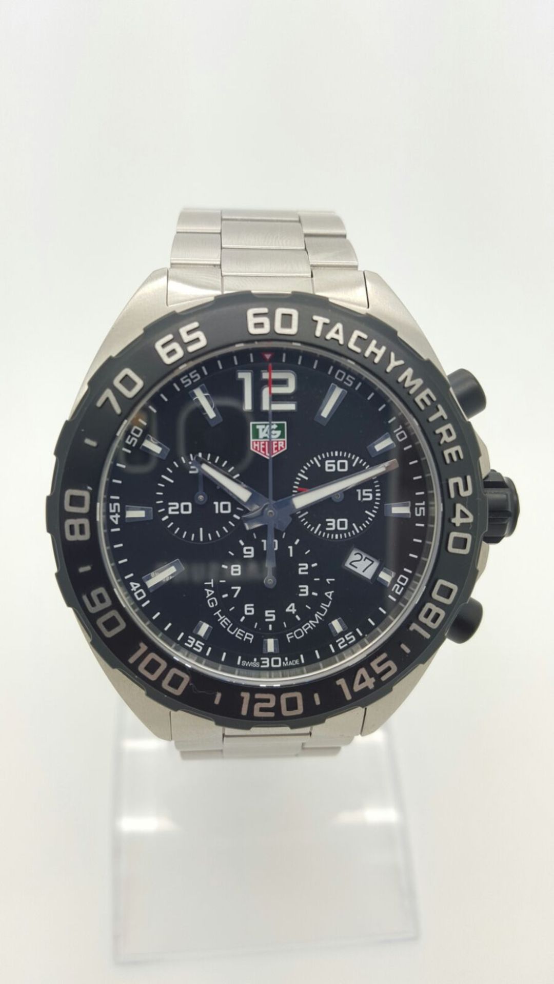 TAG HEUER F1 CAZ1110 GENTLEMANS WATCH 20 MONTHS MANUFACTUER WARRANTY  P&P £15