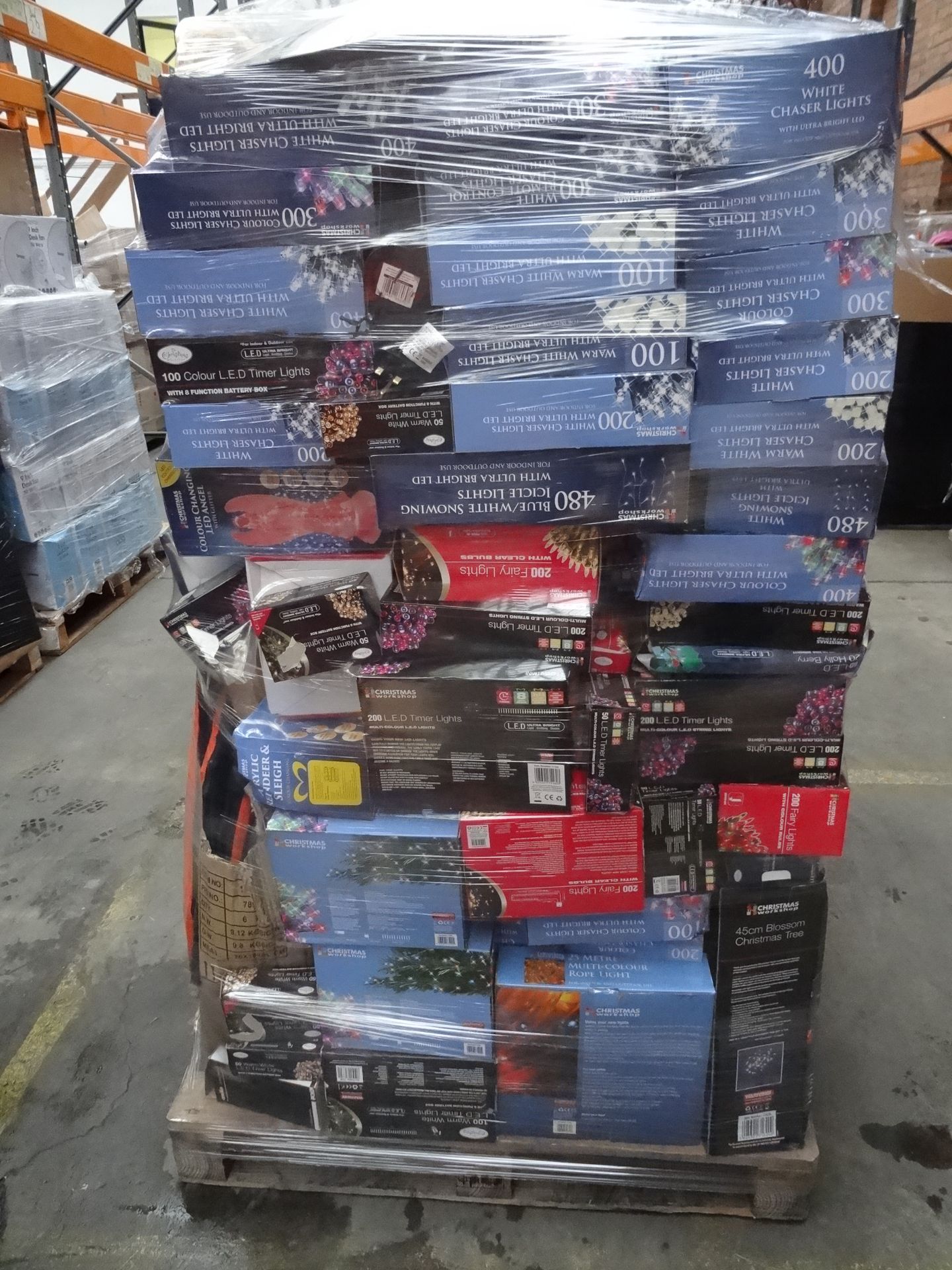 LARGE PALLET APPROX 6 FOOT HIGH (R9) TO CONTAIN A VERY LARGE QUANTITY OF VARIOUS ITEMS TO INCLUDE: