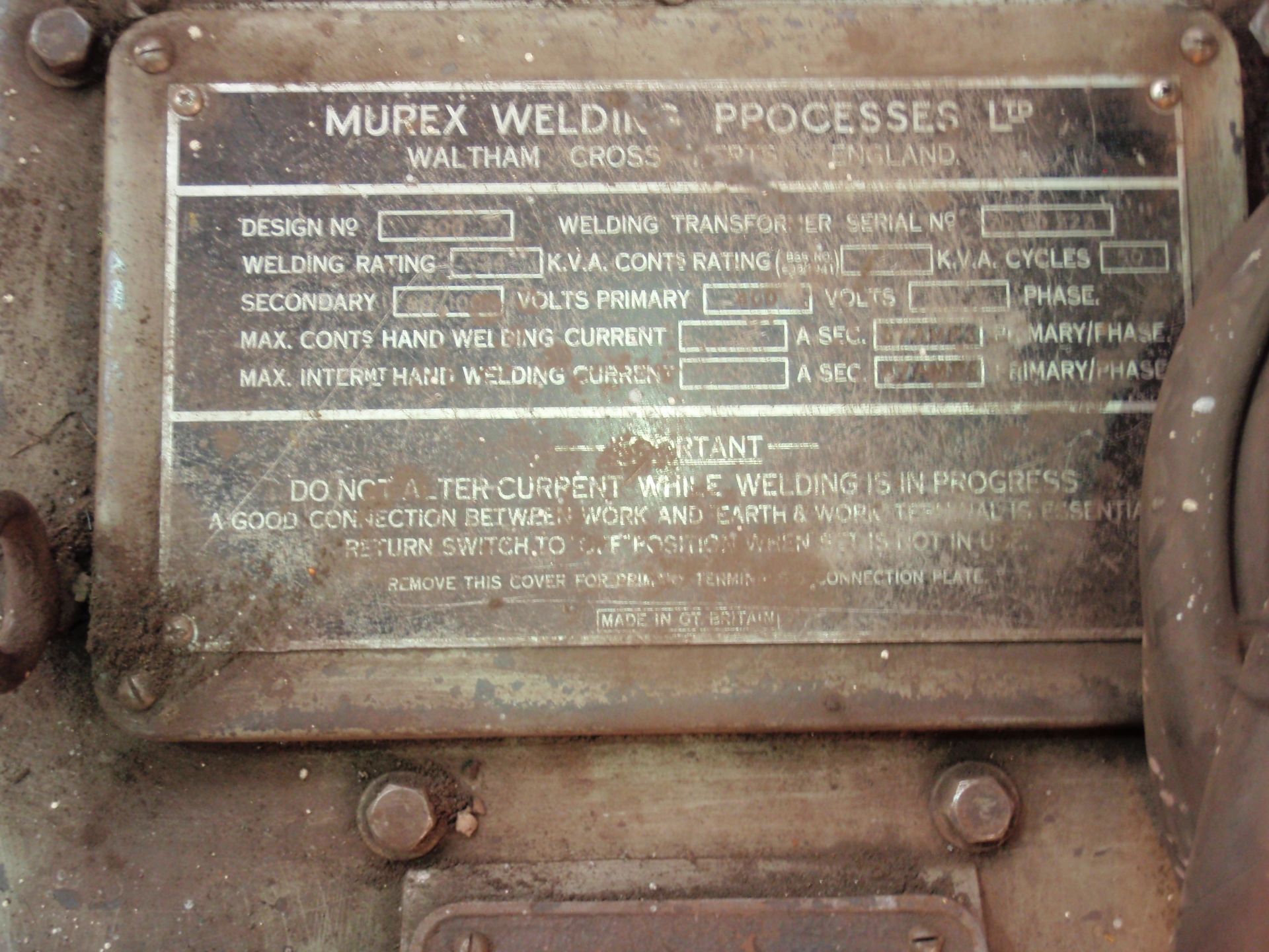 Murex 300C Arc Welder