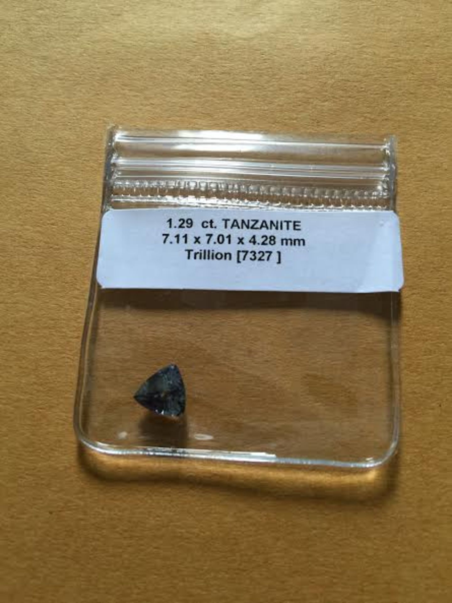 1.29 ct natural tanzanite - Image 2 of 2