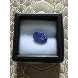 1.74 ct natural tanzanite