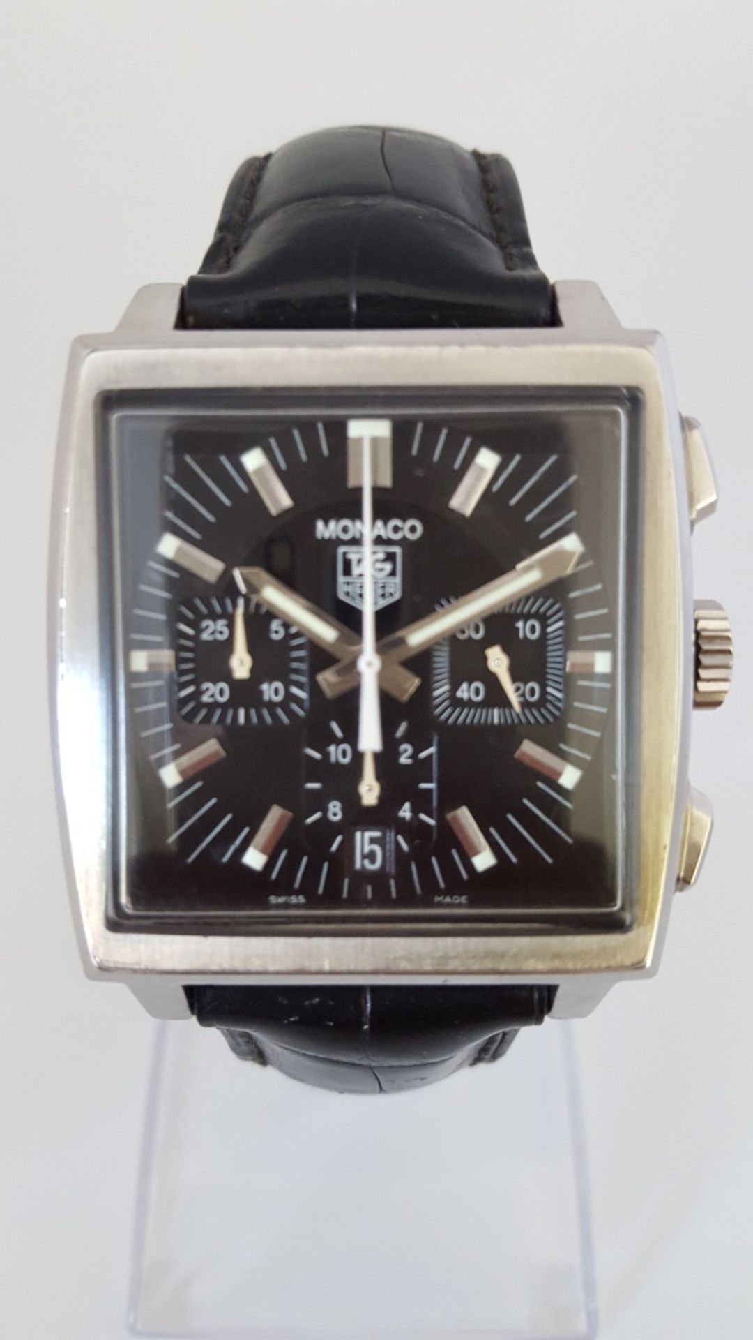 Tag Heuer Monaco CW2111 Chronograph Watch