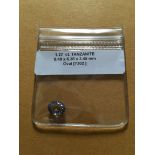 1.27 ct natural tanzanite