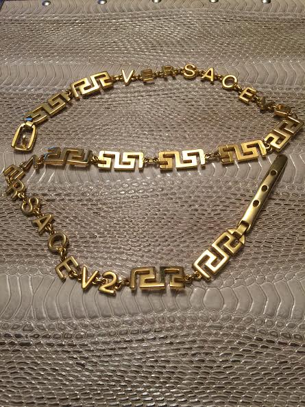 Authentic Versace metal belt - Image 2 of 2