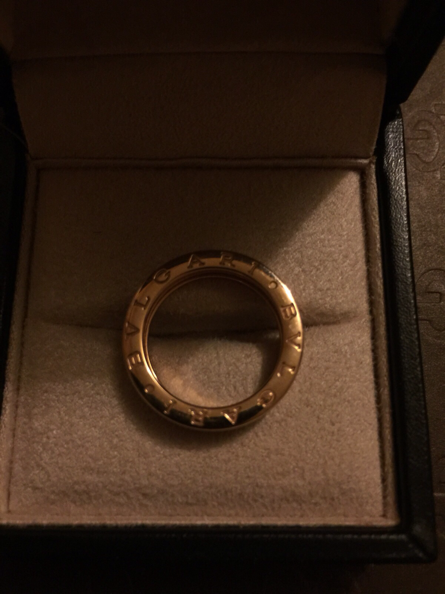 Ladies Rose Gold Bvlgari ring - Image 2 of 4