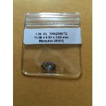 1.24 ct natural tanzanite