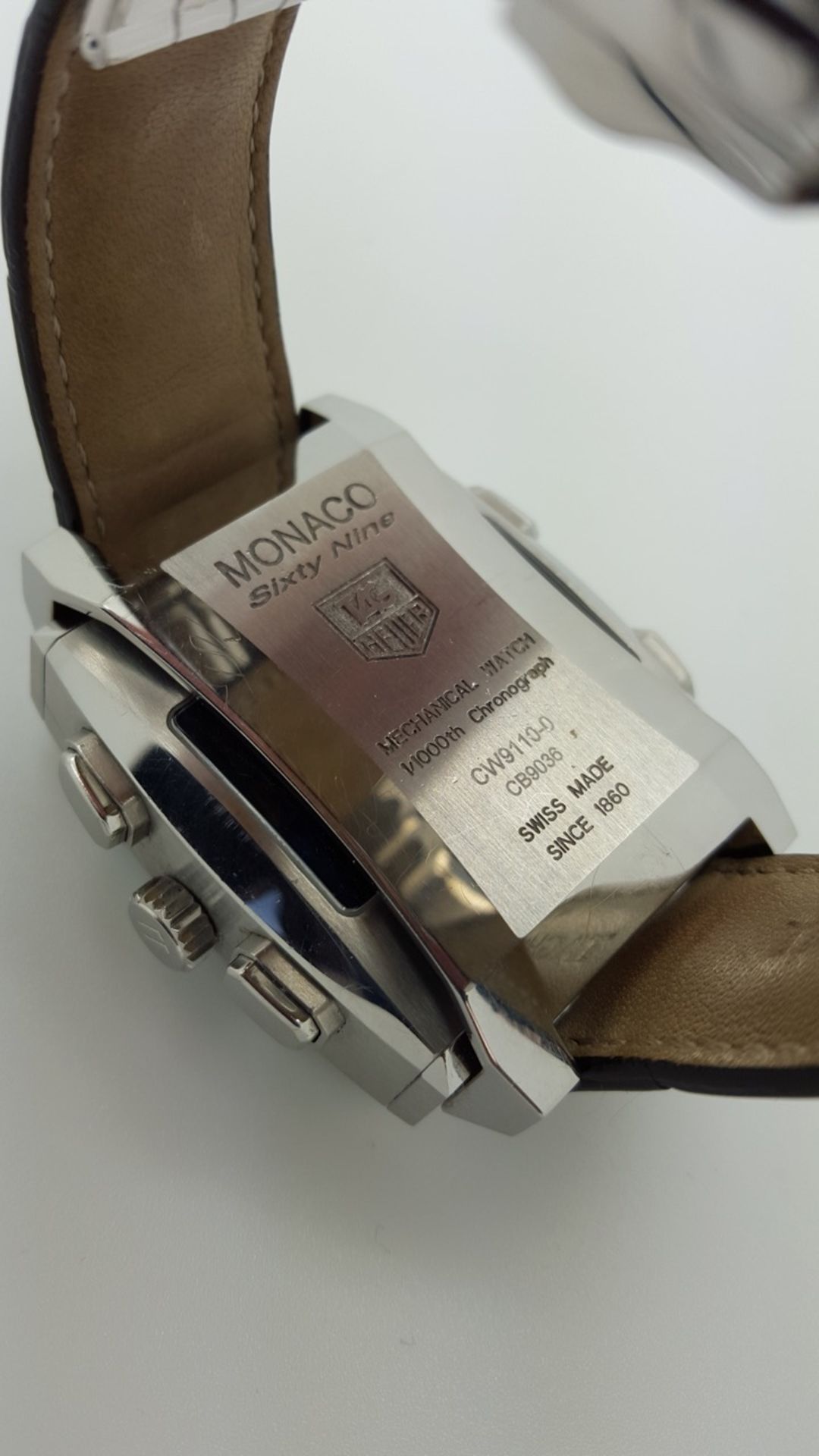 Tag Heuer Monaco sixty nine. Cw91110-0 one side is digital other is analogue . - Image 2 of 5