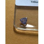 0.77 ct natural tanzanite