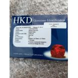 1.79 ct natural tanzanite with HKD certificate