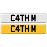 Cherished number plate: CATH M