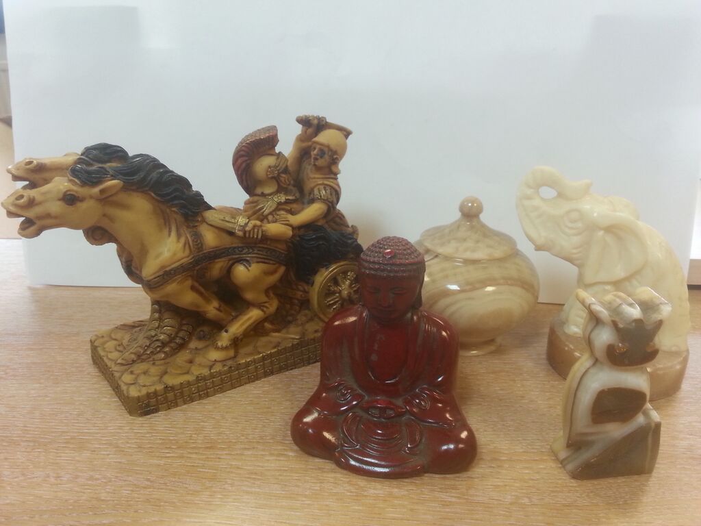 A Collection of Stone & Resin Figures