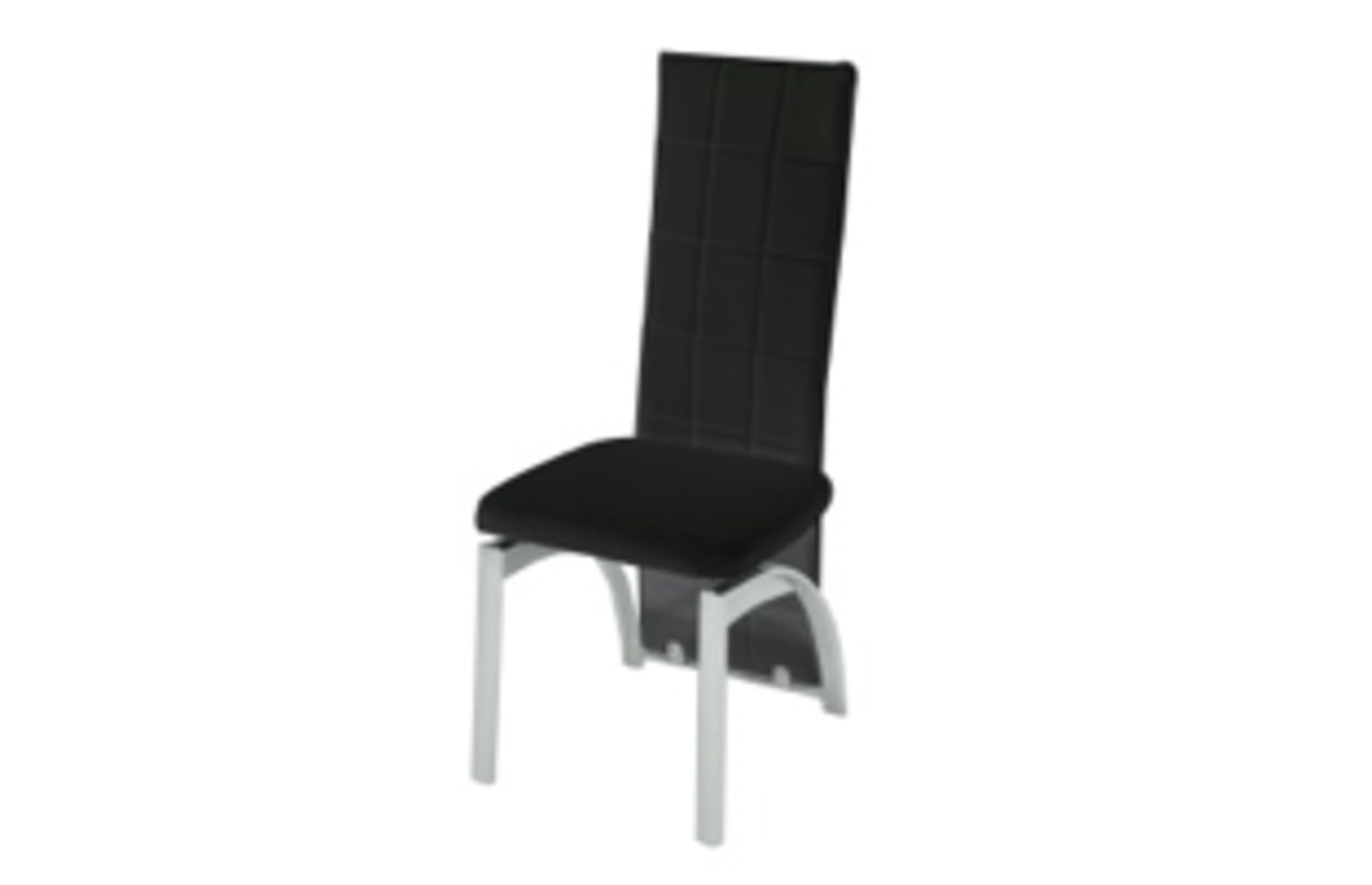 Epsom Chair with Black Faux Leather