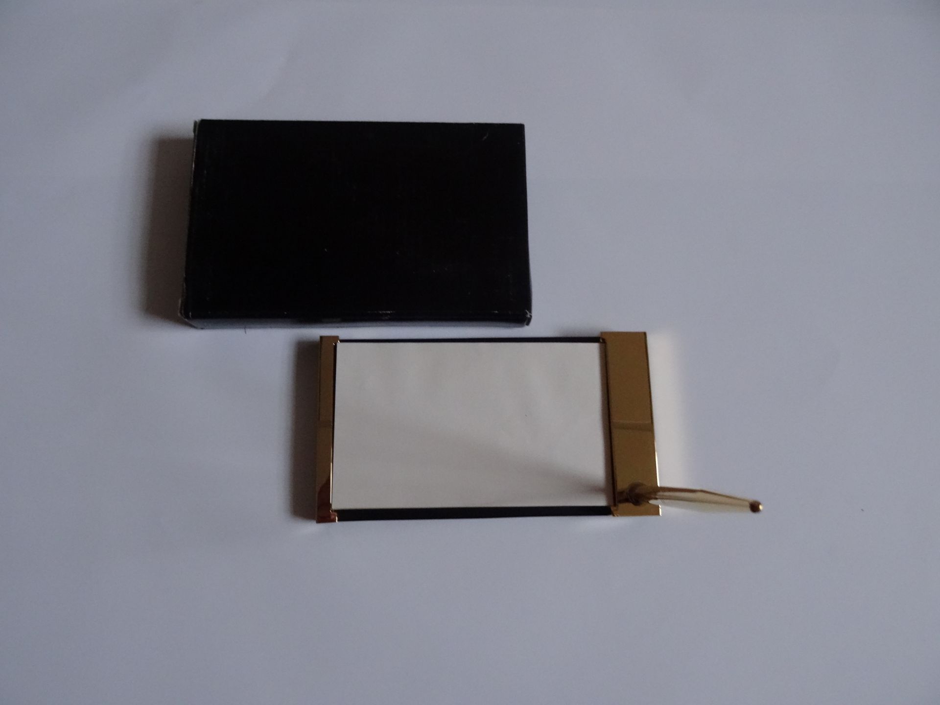 Brass effect pen and jotter holder x 15 Units - Image 7 of 7