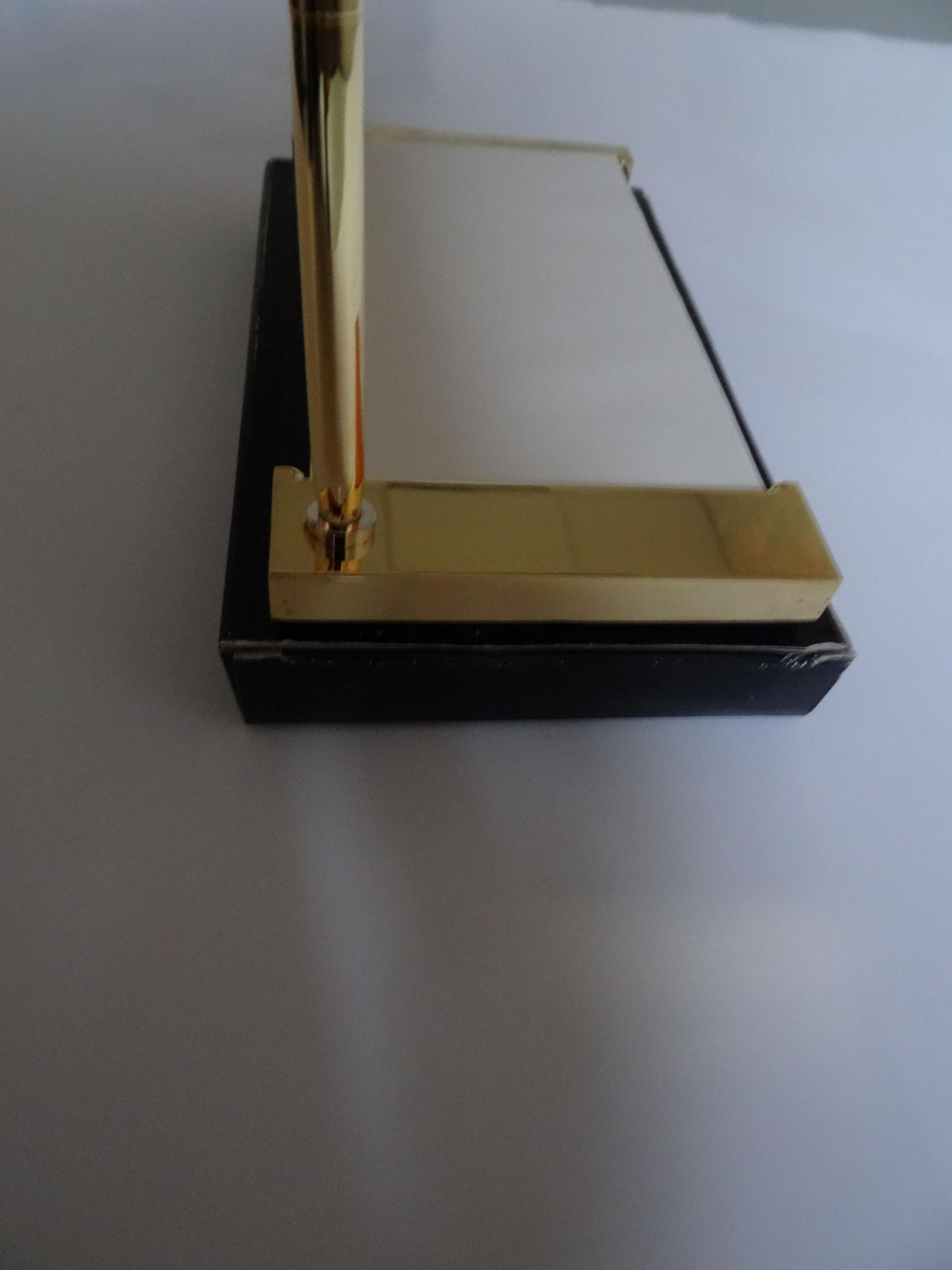 Brass effect pen and jotter holder x 15 Units - Image 4 of 7