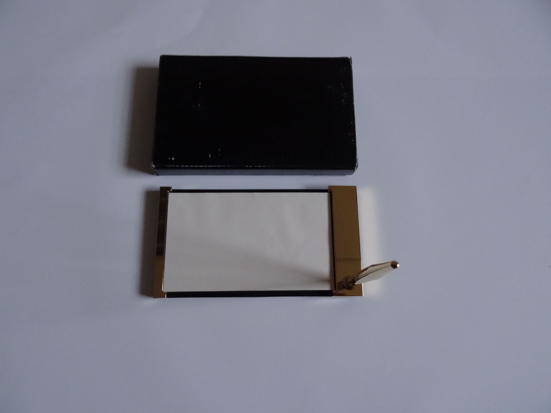Brass effect pen and jotter holder x 15 Units - Image 6 of 7