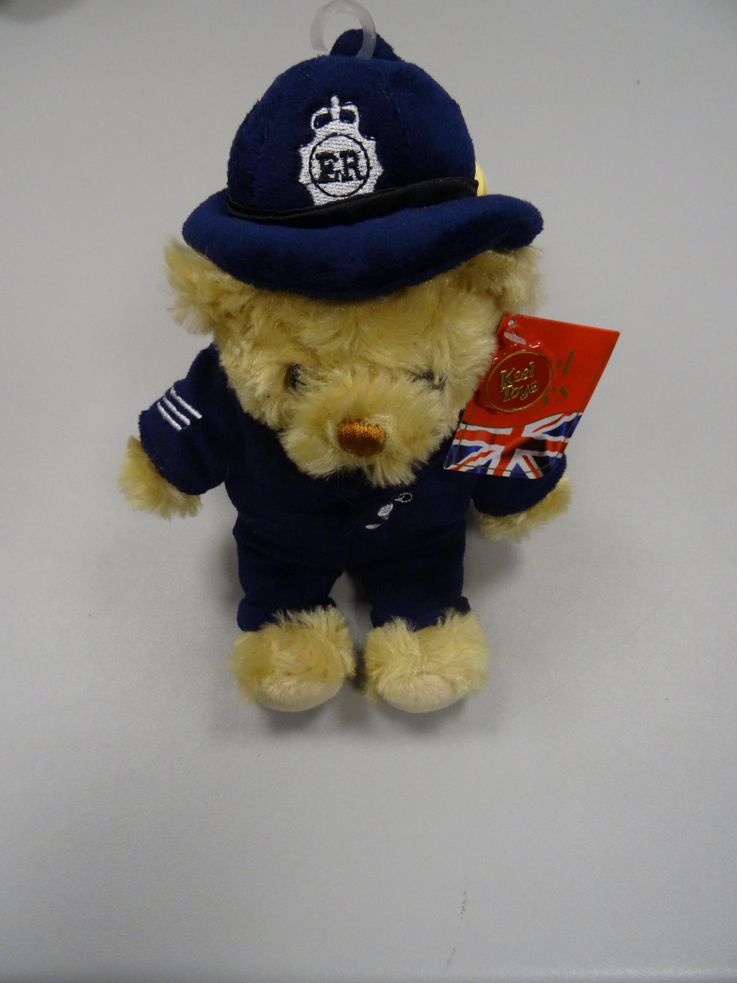 Keel Toys Teddy Bear Policeman 19cm x 5 Units