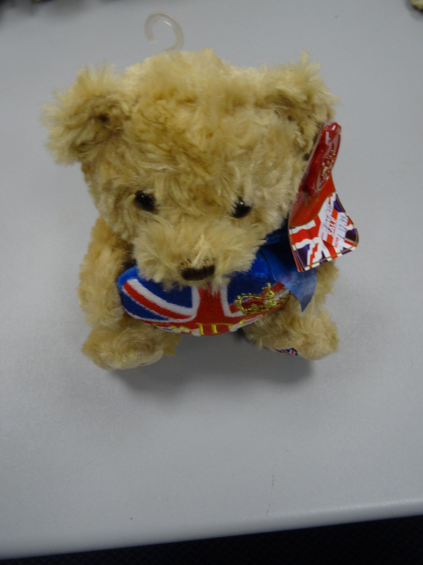 Keel Toys Teddy Bear with London and Crown Union Jack Heart Logo 20cm x 10 Units - Image 2 of 2