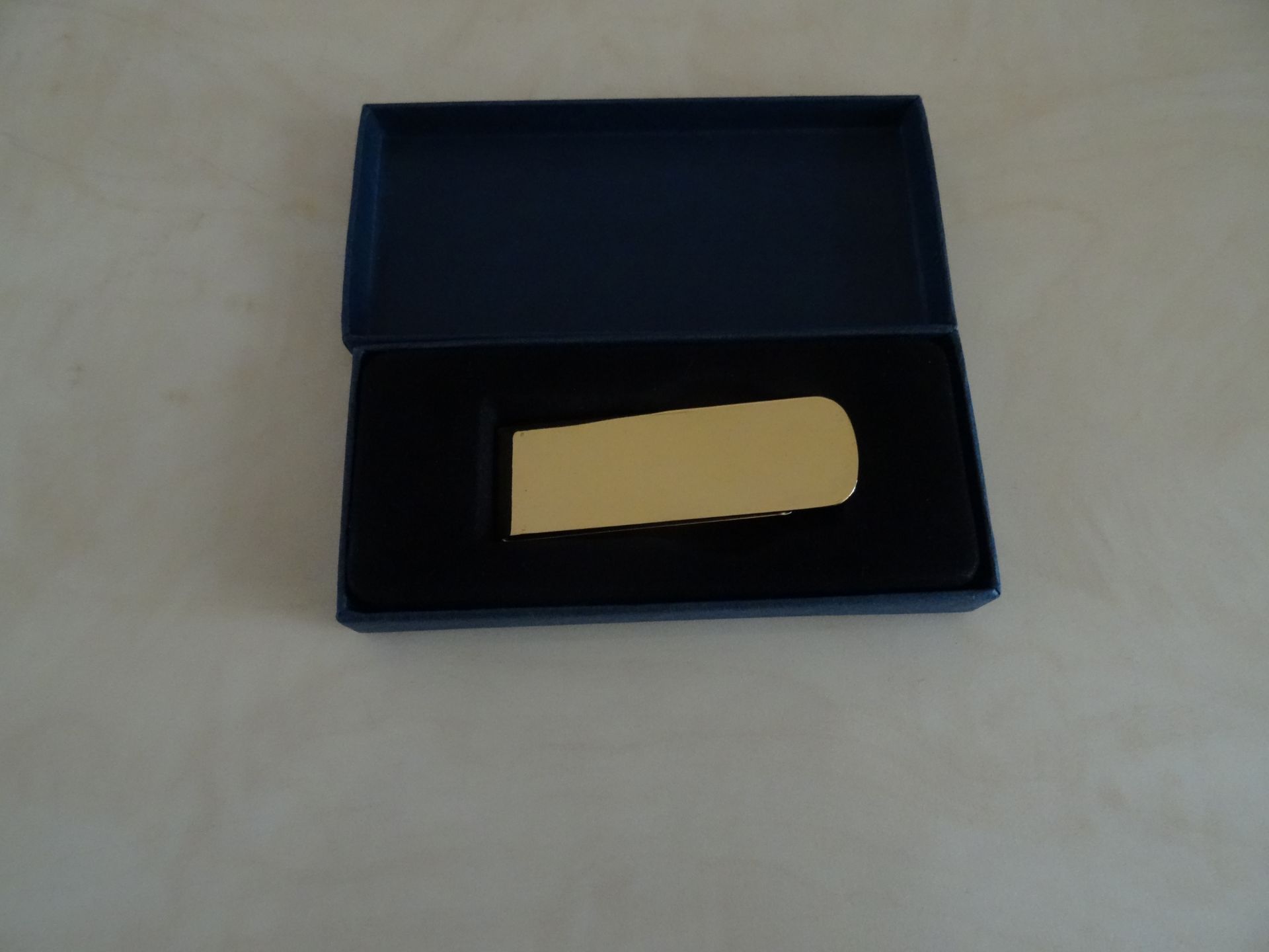 24ct Gold Plated Straight Money Clip x 1 Unit