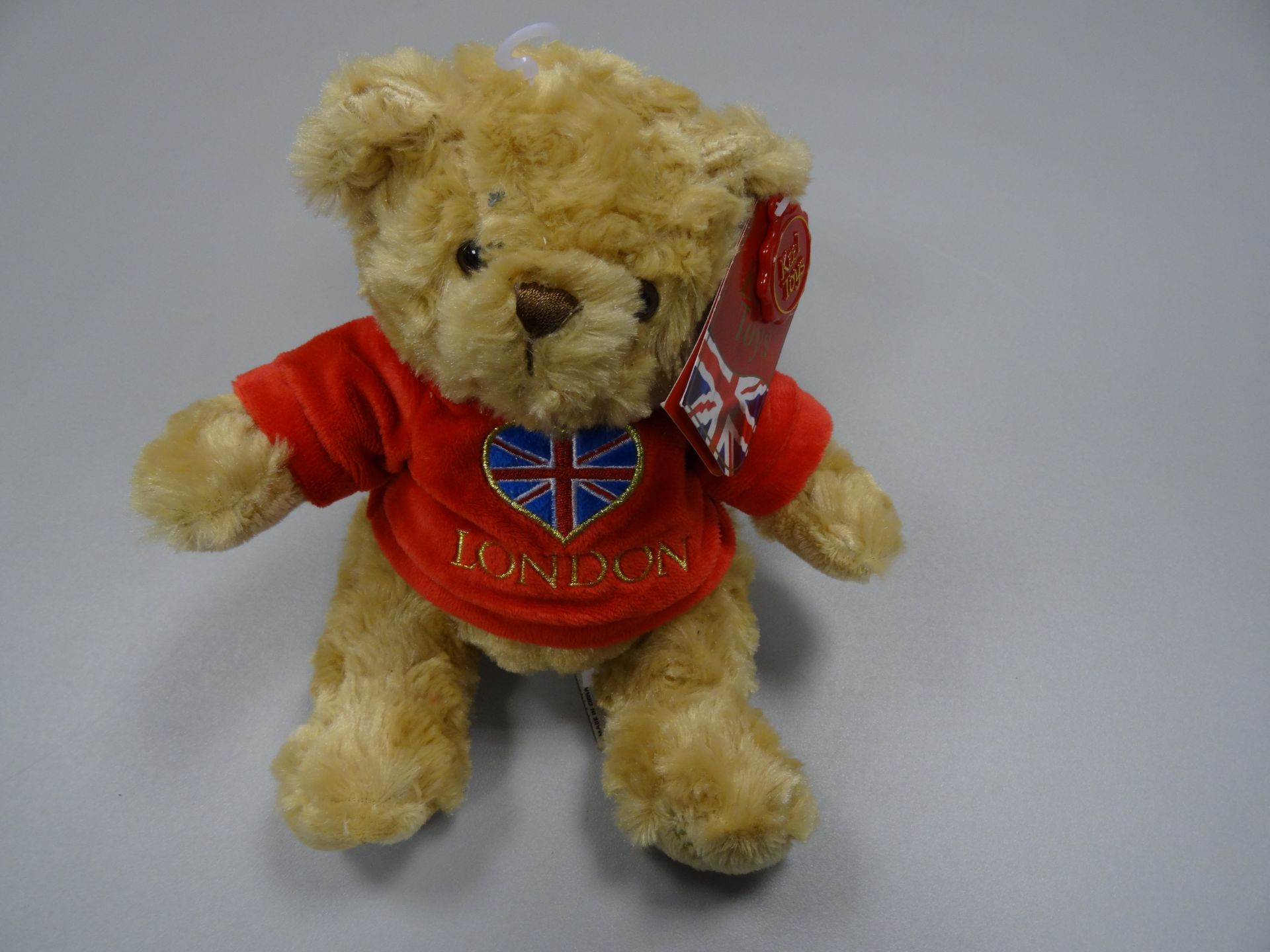 Keel Toys Teddy Bear Small Bear with I Love London Logo on Red Heart 15cm x 5 Units - Image 4 of 5