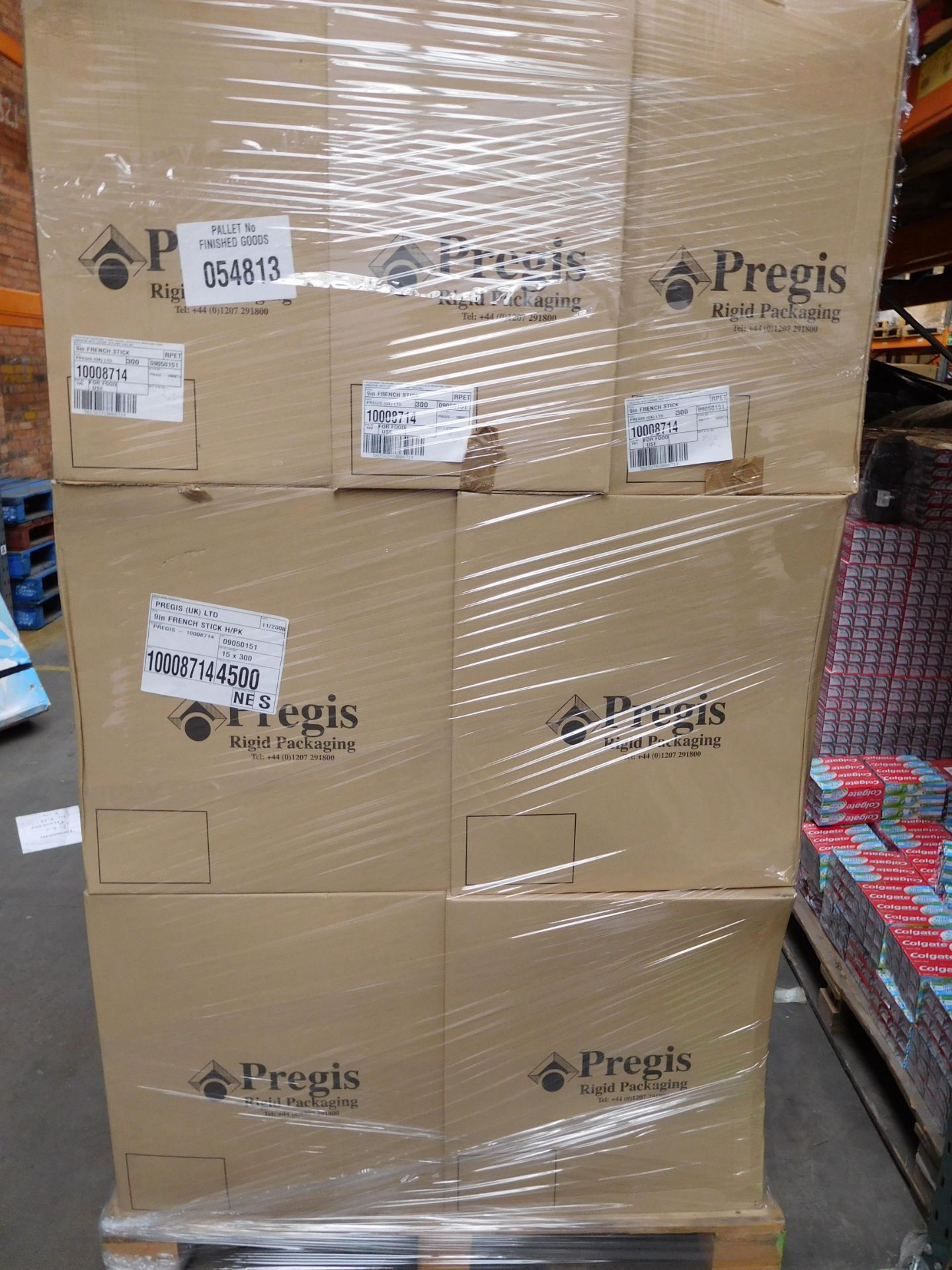 PALLET (C2) TO CONTAIN APPROX. 4,500 x 9 INCH BAGUETTE BOXES. BRAND NEW STOCK. VERY HIGH RETAIL - Image 2 of 2