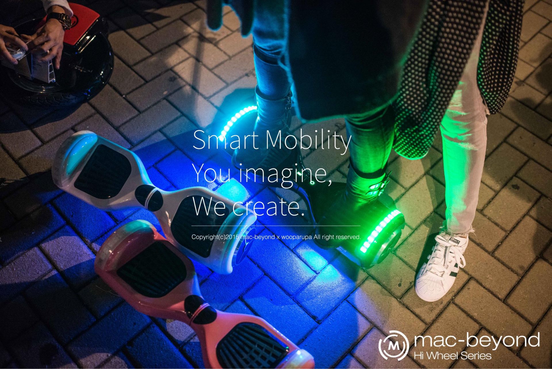 macbeyond x Hi wheel Series, Red Model Name: R2 LED (6.5 inch wheels, Best Seller) Smart personal - Image 4 of 7