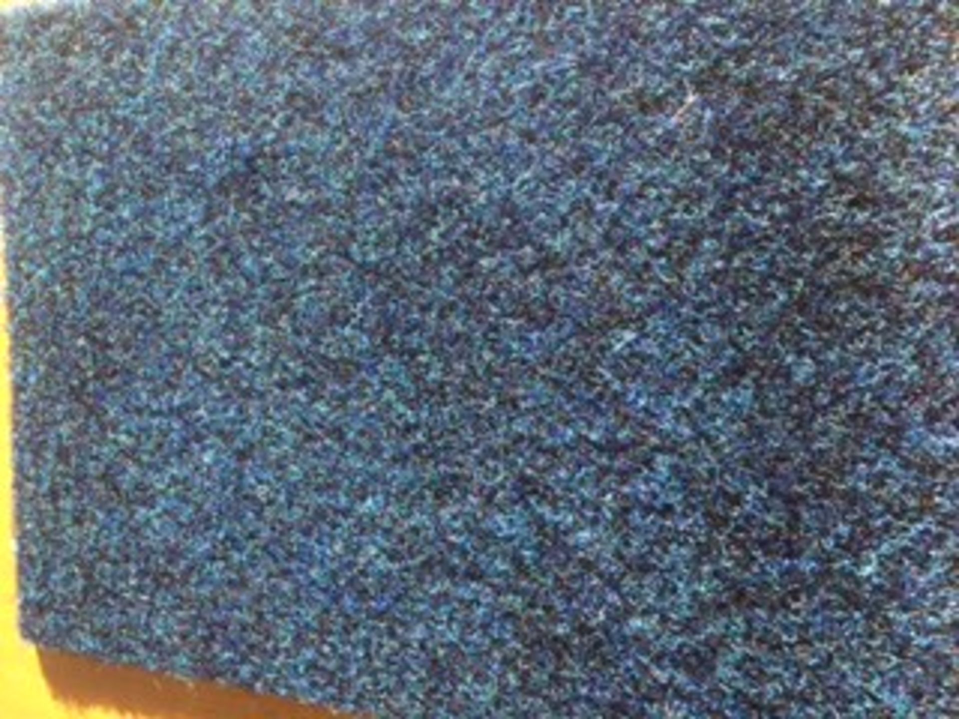 Burmatex Velour Excel - Saxon Blue  Tough, durable fibre bonded thick carpet tiles perfectly