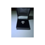 9ct Gold Heart Cluster Ring