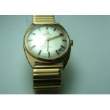 1973 9ct Gold Automatic Zenith Gentlemans Wristwatch