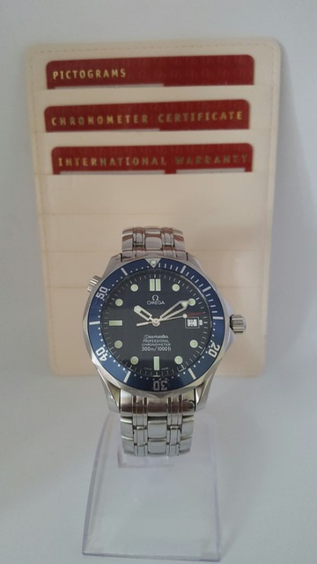 Omega Seamaster Automatic 41MM box and papers - Image 4 of 7